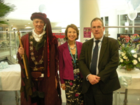 Dick Whittington, Rosemarie Hilditch and chief executive Rob Larkman
